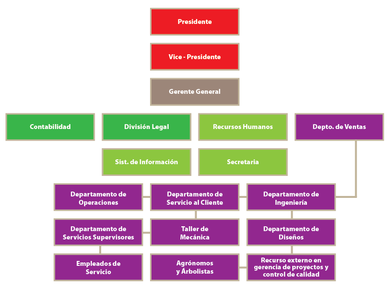 organigrama twins